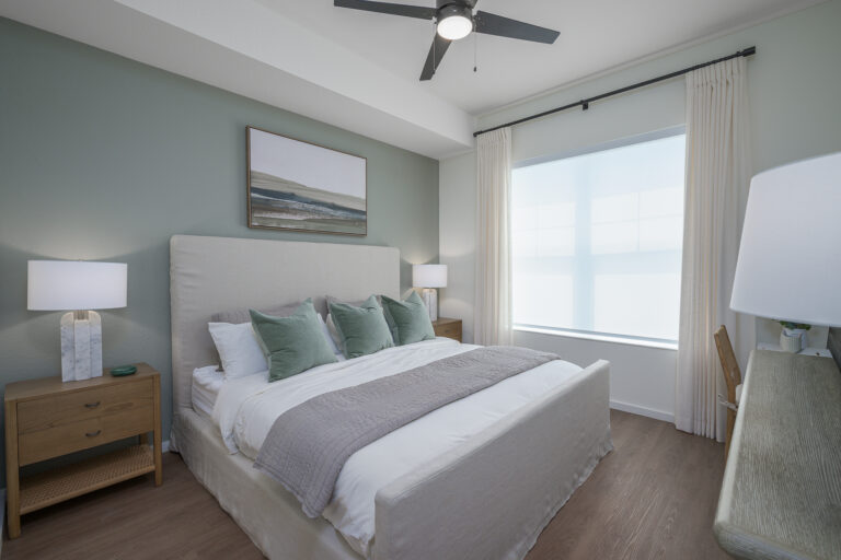 bedroom with king bed